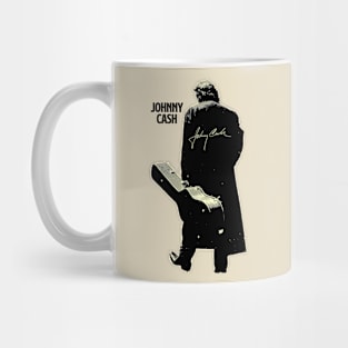 Johnny Cash Guitarist Vintage Mug